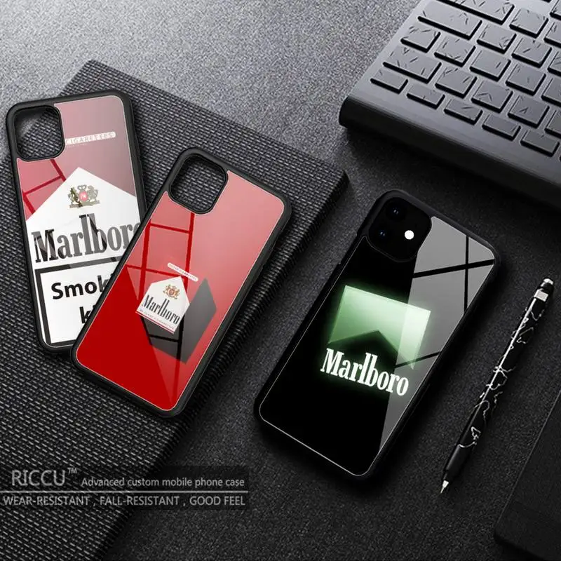 

Smoking Cigarette Box Art Phone Case Rubber for iPhone 13 12 11 Pro Max mini XS 6s 8 7 Plus X XR iphone 13 14 phone Covers