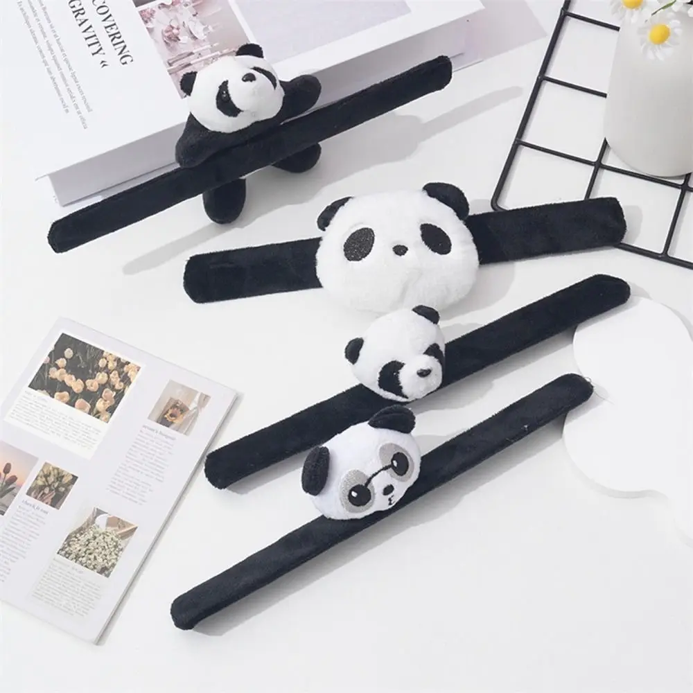 

Stuffed Animal Panda Wristband Wrist Decoration Super Soft Plush Hand Ring Comfortable Cartoon Clap Circle Toy Birthday Present