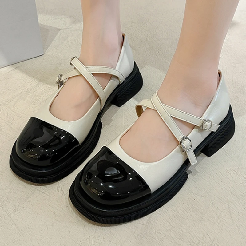 

Shoes for Women 2023 Fashion Loafers Women's Flats Summer Ballet Flats Round Toe Shoes Ladies Platform Shoes Zapatos De Mujer