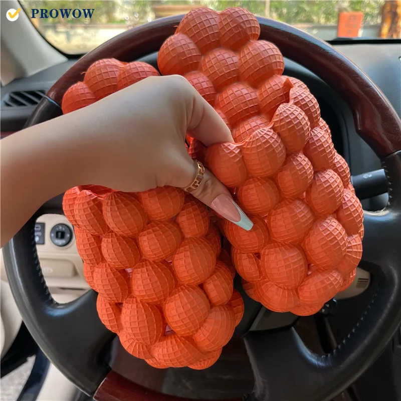 

PROWOW Personality Women Peanut Slippers Cute Weird Thick Soles Lady Beach Slides 2022 Summer New Trend Girls Hole Shoes 7429