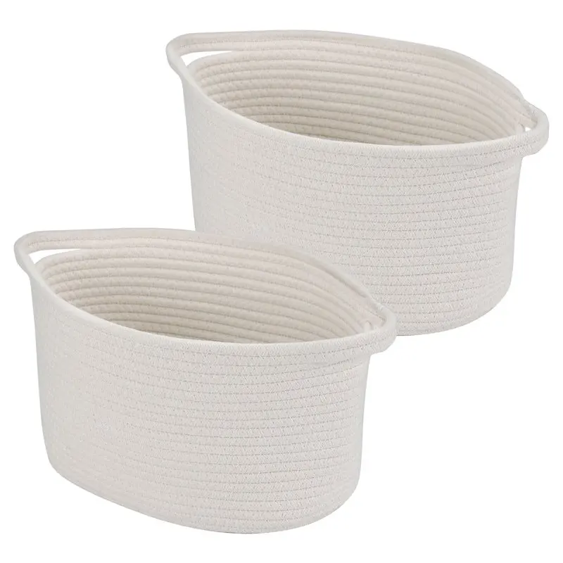 

Basket Cotton Rode Woven Container Handles, 2-Pack