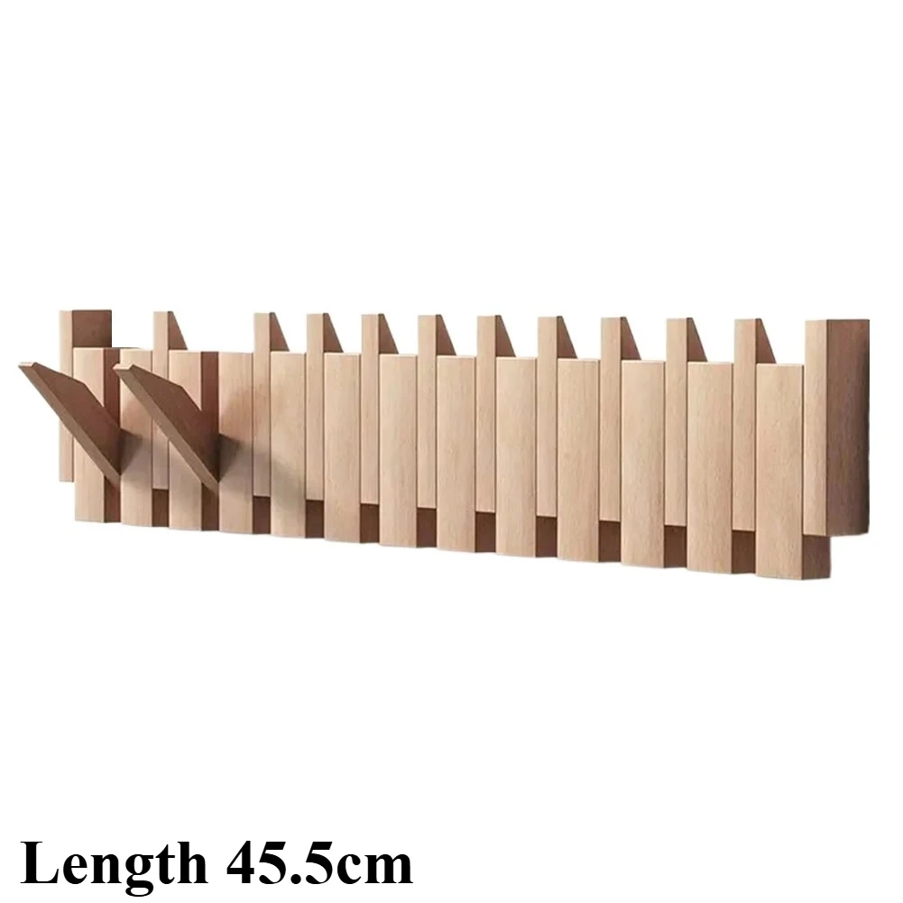 

Деревянная настенная вешалка