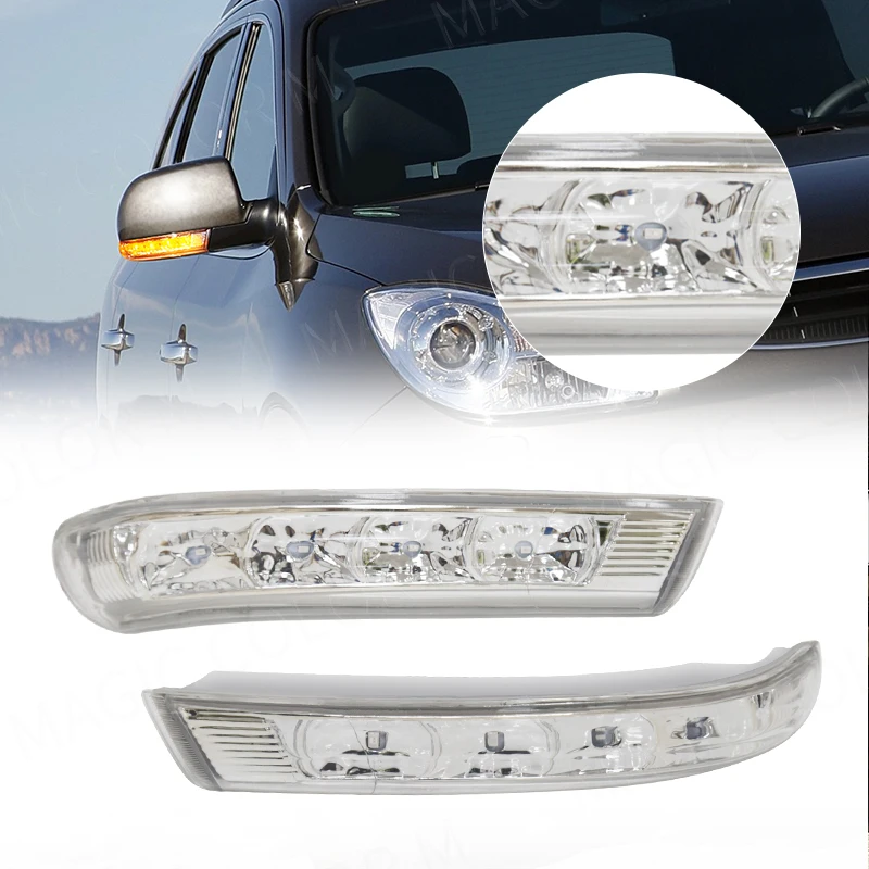 Боковое зеркало заднего вида поворотный сигнал мерцание для Hyundai Santa Fe Fantafe Veracruz