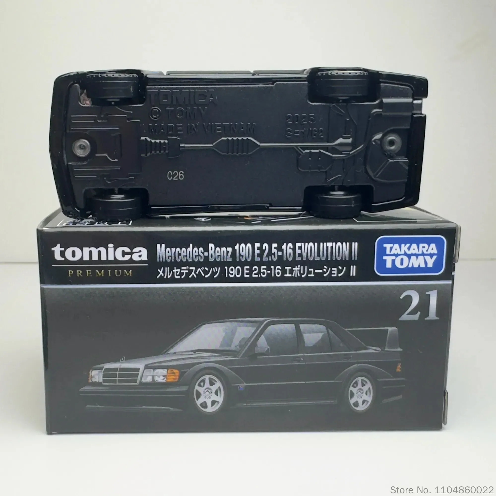 Оригинальная коллекционная модель автомобиля Takara Tomy Tomica Premium Series TP21 Mercedes-Benz 190E, литая металлическая игрушка, подарок для коллекционеров (art.: 3920dae5f39d8) - 3920dae5f39d8