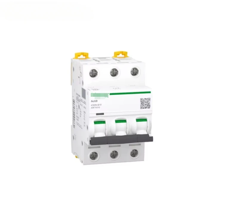 Миниатюрный автоматический выключатель Schneider MCB Acti9 iC60N 3P 1A-63A C кривая 6кА