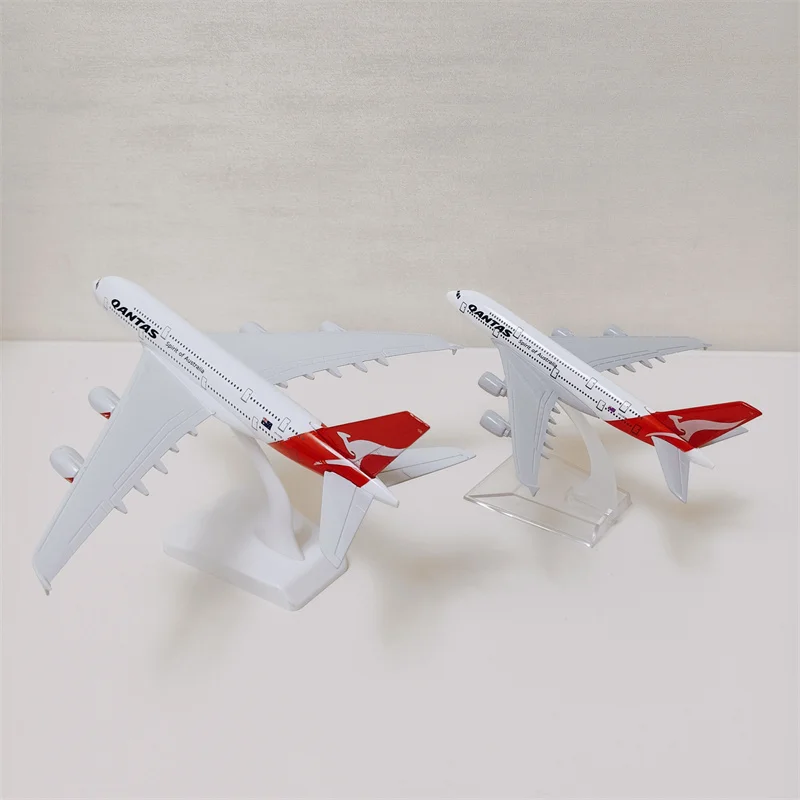 

Авиамодель QANTAS из металлического сплава, модель самолета под давлением аэробука 380 A380