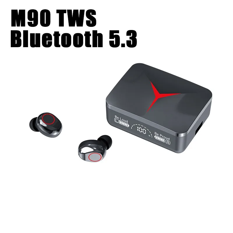 

NEW TWS M90 Wireless Headphones Bluetooth 5.2 Touch Control Earphones Sport Earbuds Music Hifi Stereo Gaming Headset For Xiaomi