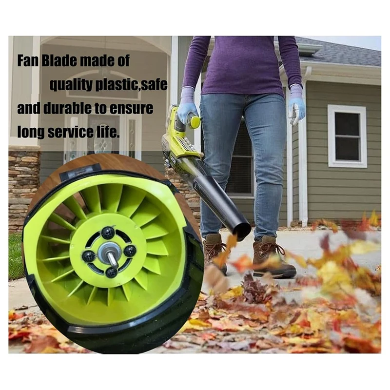 Вентилятор 29437003/529437004/529437001 для Ryobi 18-вольтовый вентилятор P2108 P21081 P21081VN P21081VNM