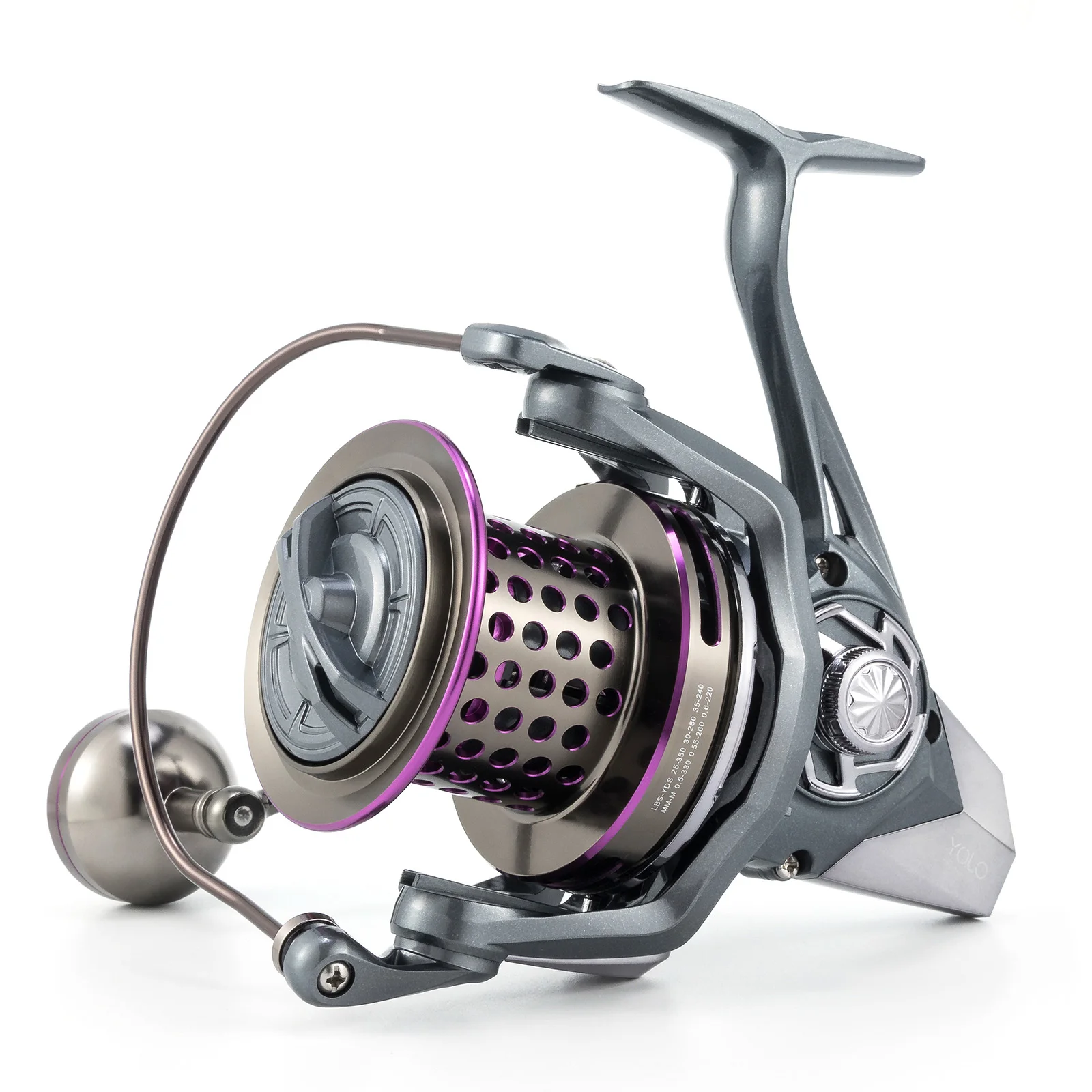 Fishing Reel 13+1BB 4.4:1 Spinning Reel Max Drag 40lb Saltwa