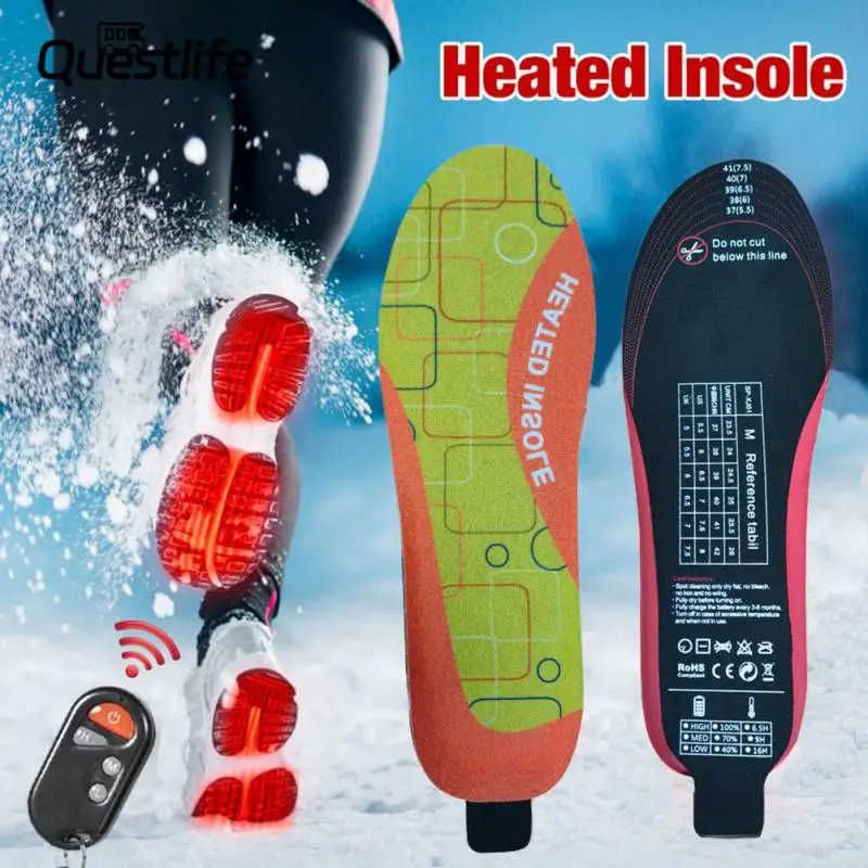 

Winter Heating Insoles Recharged 12 Hours Heating Warming Artifacts Foot Warmers Wireless Temperature Adjustment Single Forefoot