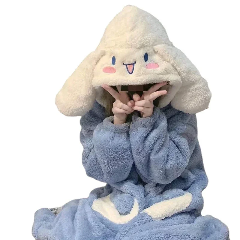 Новая ночная рубашка для собак Yugui зимний пуловер с капюшоном термоплатье