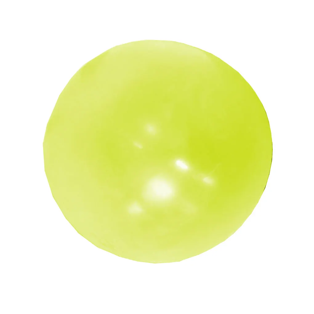 

1/2/3/5 Bubble Ball Toy Party Supplies Playthings Interaction Plaything Solid Color Ball Prop Kids Playing Props Yellow/70cm