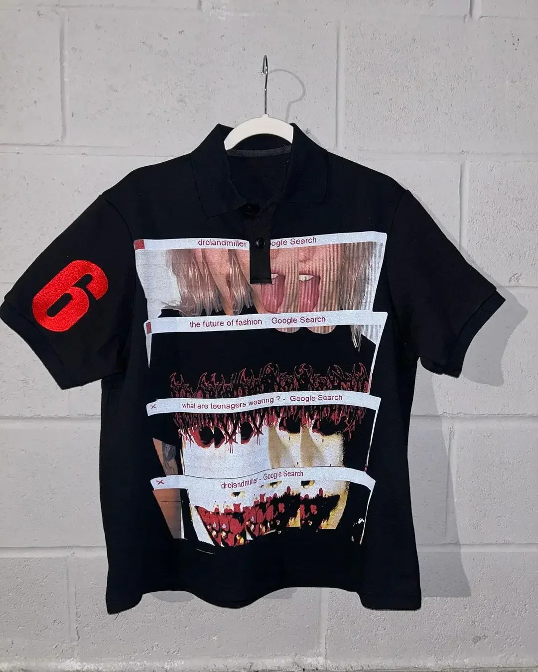 Топы Y2k новые футболки в стиле Харадзюку ретро Drolandmiller с графическим принтом