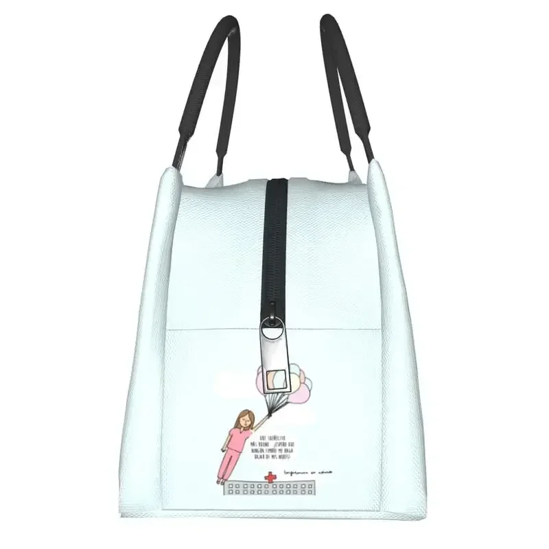 Медицинские Изолированные сумки для обедов врачей медсестер женщин портативный