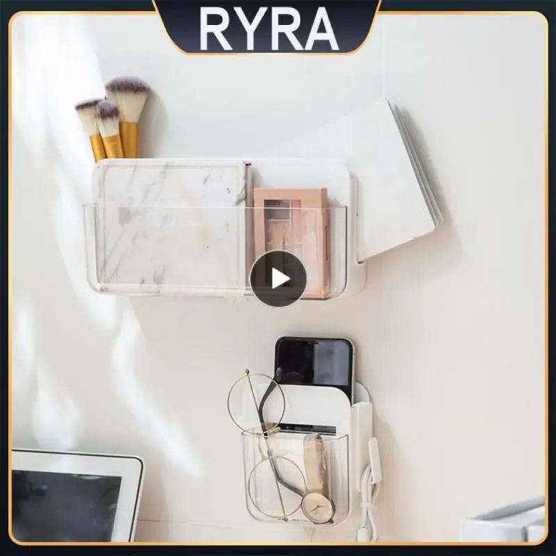 

Transparent And Visible Stationery Organizer Partition Grid Bedside Shelf Multifunction Detachable Bedside Storage Rack Hanging