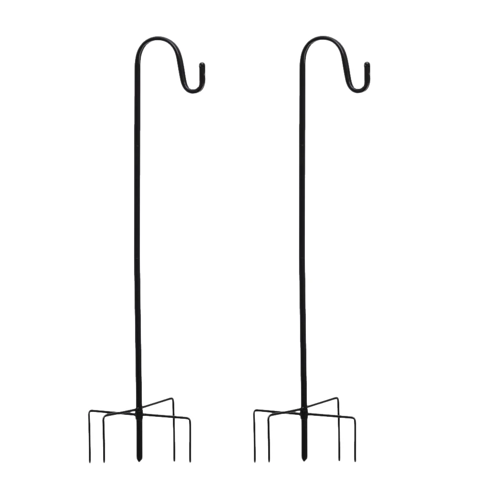 

Hook Hooks Shepherds Stand Hanger Garden Bird Hanging Feeder Shepherd Basket Stake Lantern Outdoor Iron Pole Flower Flag Metal