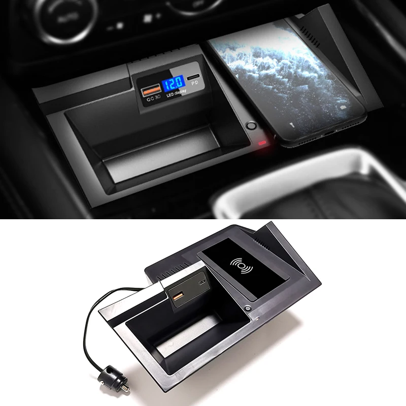 

Автомобильное беспроводное зарядное устройство 15 Вт, быстрое зарядное устройство для телефона, зарядное устройство, панель, аксессуары для Mazda CX5 CX-5 2017 2018 2019 2020