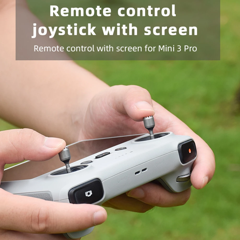 

Пульт дистанционного управления DJI Mini 3 Pro, запасной металлический джойстик с сенсорным экраном, 2 шт.