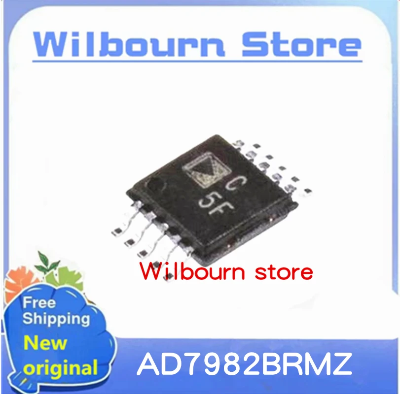 

5 шт. 100% новый AD7982BRMZ AD7982BRM AD7982 C5F MSOP10