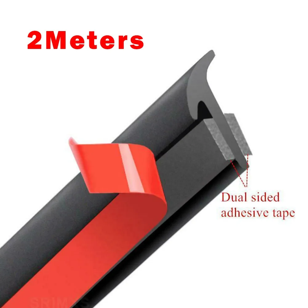 

New High Quality Sealing Strip 2 Meter Fender For Car Front Rear Bumper Lip Headlight Sealed Strips Side Skirt