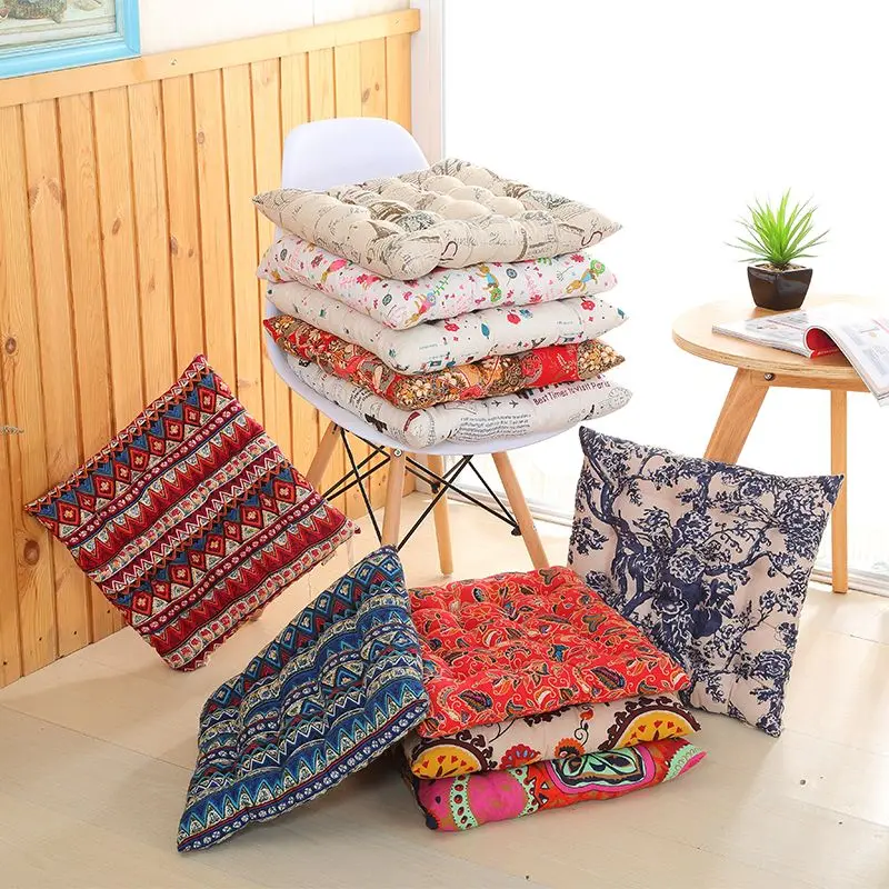 

New Fashion Cushion Stool Cushion Thickened Square Office Chair Cushion Dining Table and Chair Cushion Learning Car Soft Cushion