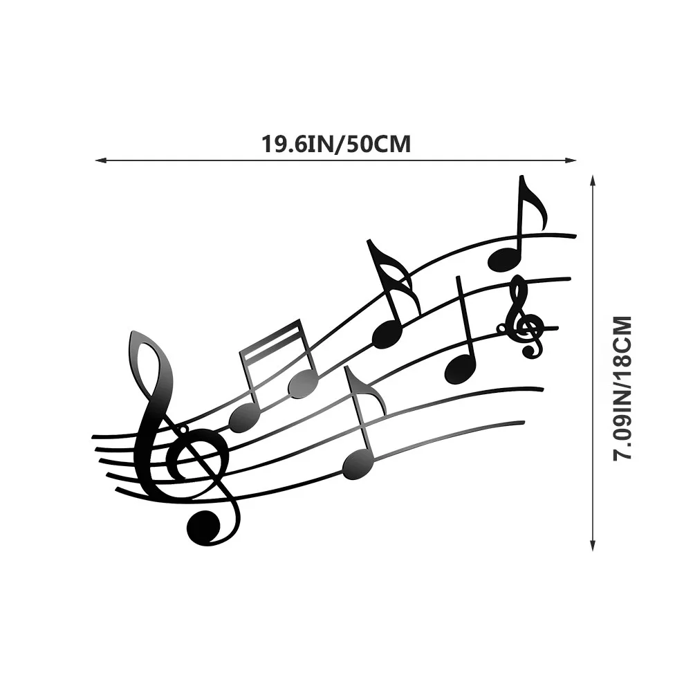 

Подвеска в виде музыкальной ноты, настенное украшение, изящное украшение, деревенский домашний декор, креативное железное Ретро украшение