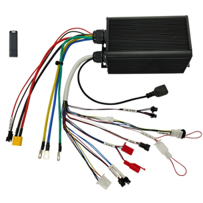 

36V 48V 60V 72V 1500-2000W Programmable 45A Sabvoton Sine Wave Controller Reg Bluetooth APT Protocol for UKC-1 Display