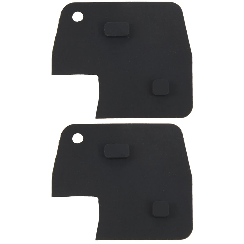 

2X 2 Keys Rubber Button Key Remote Control For Toyota Yaris Rav4 Corolla Mr2 Celica