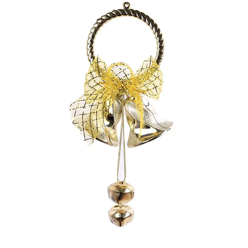 

Рождественские украшения колокольчики Висячие струны Рождественская елка украшения кулоны Мини карта торговый центр домашний колокольчи...