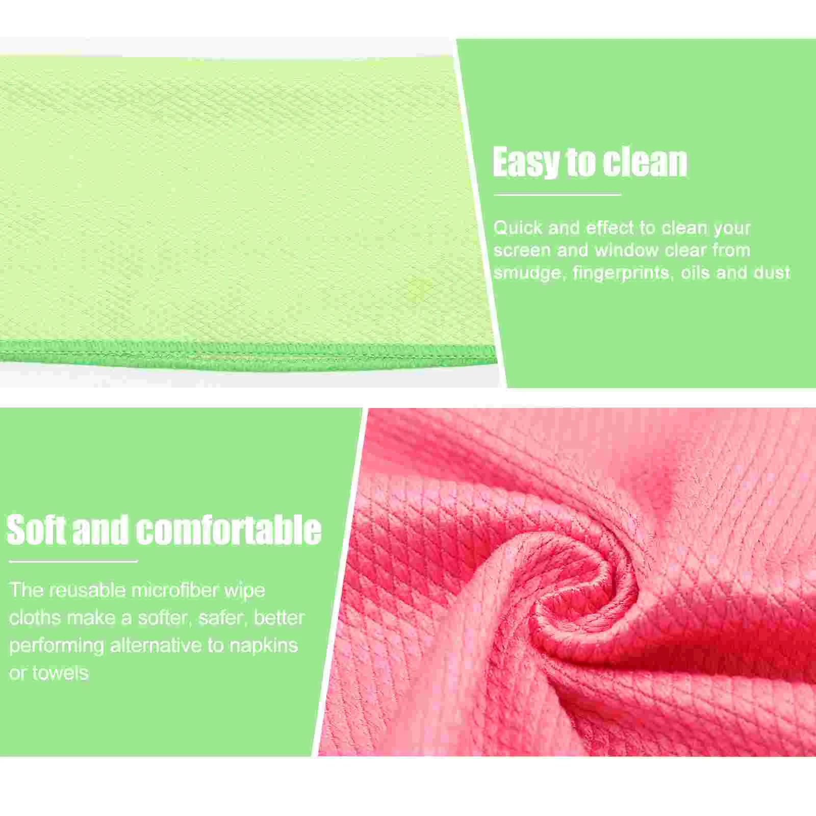 5 шт. тряпки для мытья посуды из микрофибры салфетки окон полотенца влажные