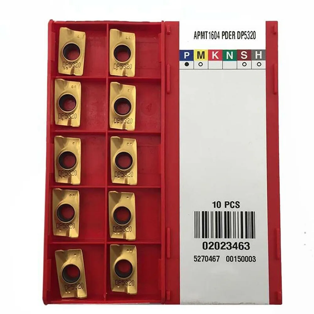 повышающая эффективность с 10 твердосплавными вставками APMT1604PDER DP5320 для стальных