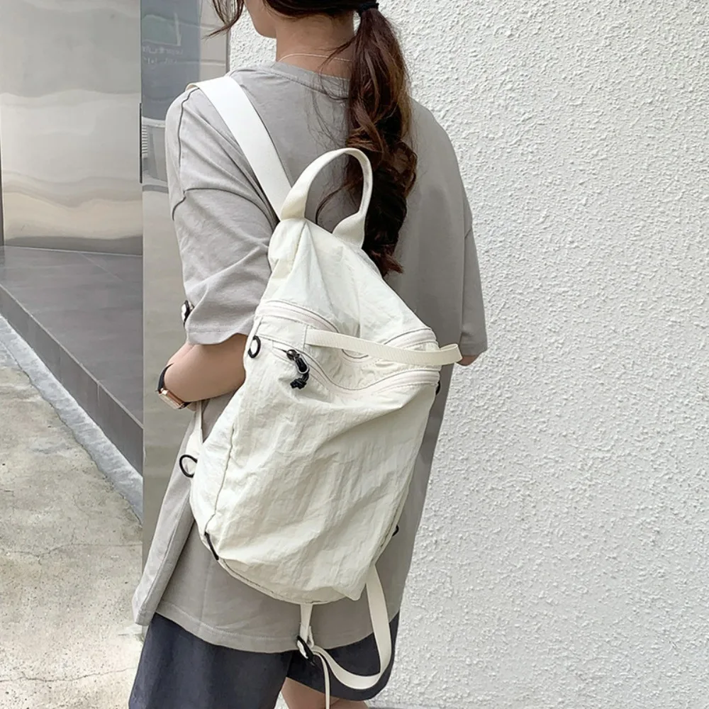 

Модные нейлоновые рюкзаки в Корейском стиле, вместительные школьные ранцы для студентов колледжа Harajuke, легкий рюкзак для поездок, повседневные сумки для книг