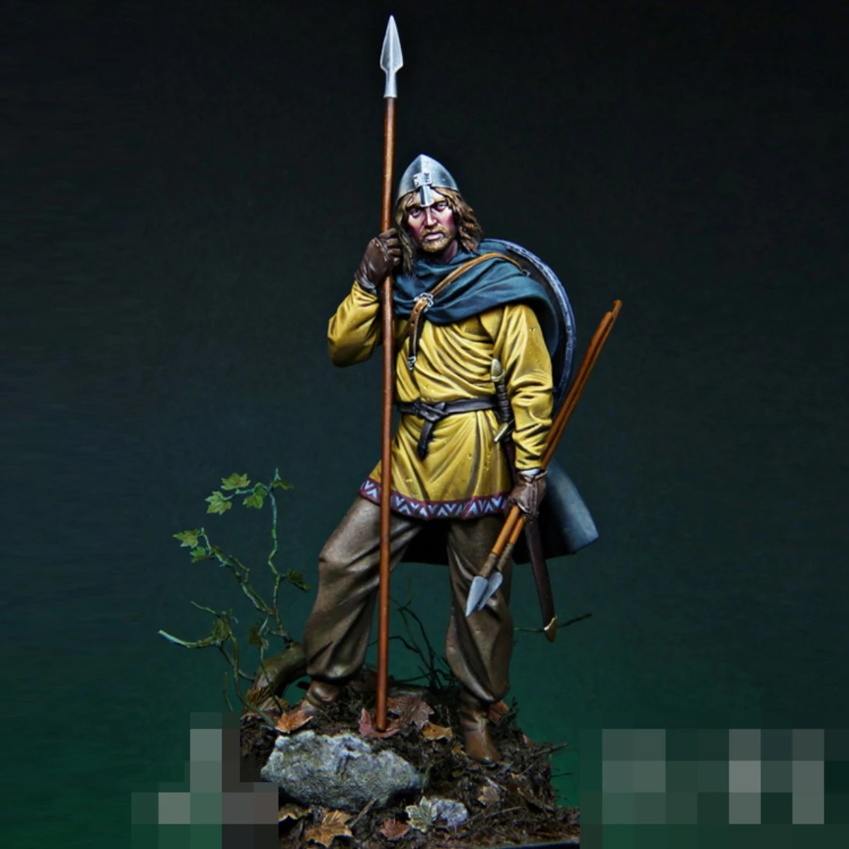 1/24 фигурка из смолы неокрашенная модель историческая тема воин викингов в