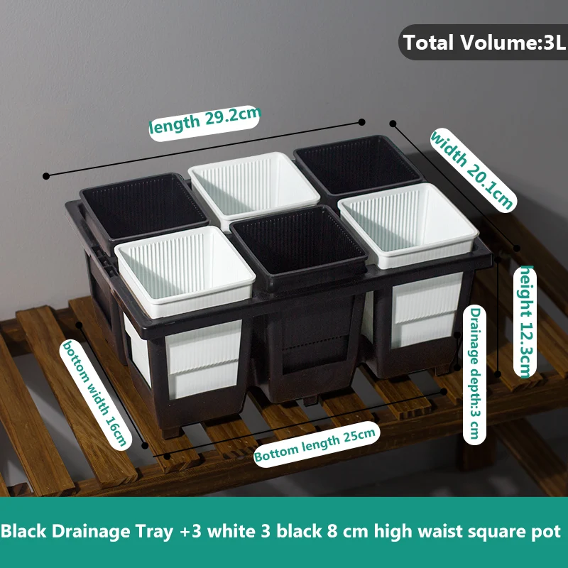 

Meshpot квадратный пластиковый горшок для орхидей