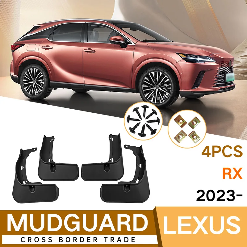 

MudFlaps FOR Lexus RX 2023 CAR mudguard auto SplashGuards Fender Set Parts FrontRear Automotive Accessories