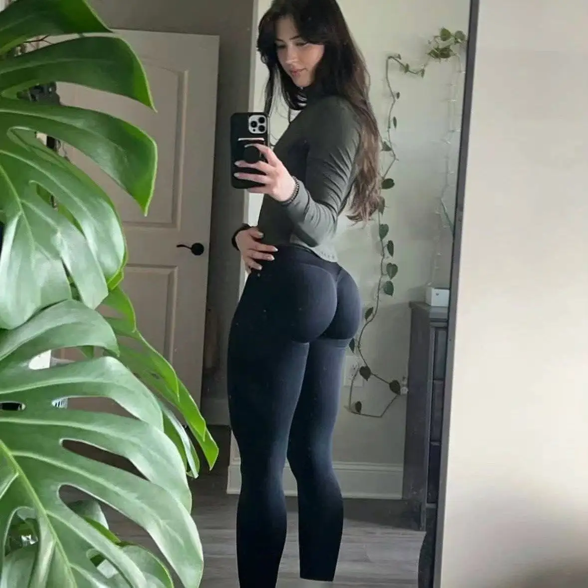 Женский Комплект Для Йоги Из 2 Предметов: Бесшовные Леггинсы С Высокой Тали...