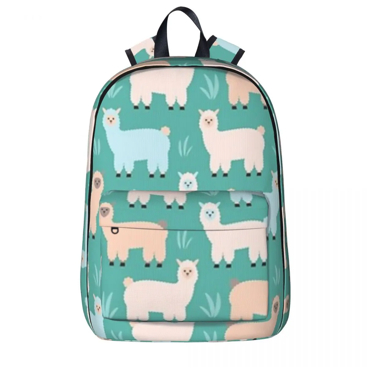 

Alpaca Pattern Backpack Boys Girls Bookbag Children School Bag Cartoon Kids Rucksack Travel Rucksack Shoulder Bag Large Capacity