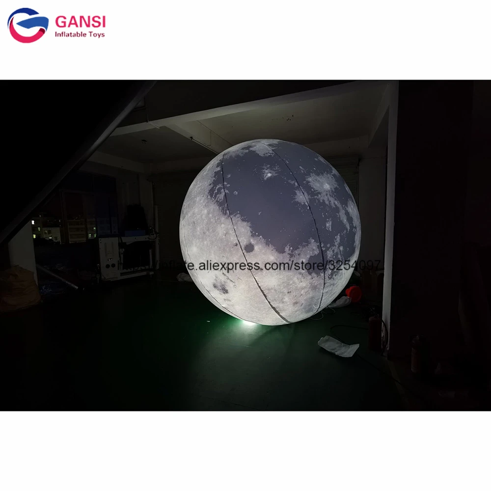 2021 наружный надувной шар Луна светодиодная лампа гигантский в виде Луны для