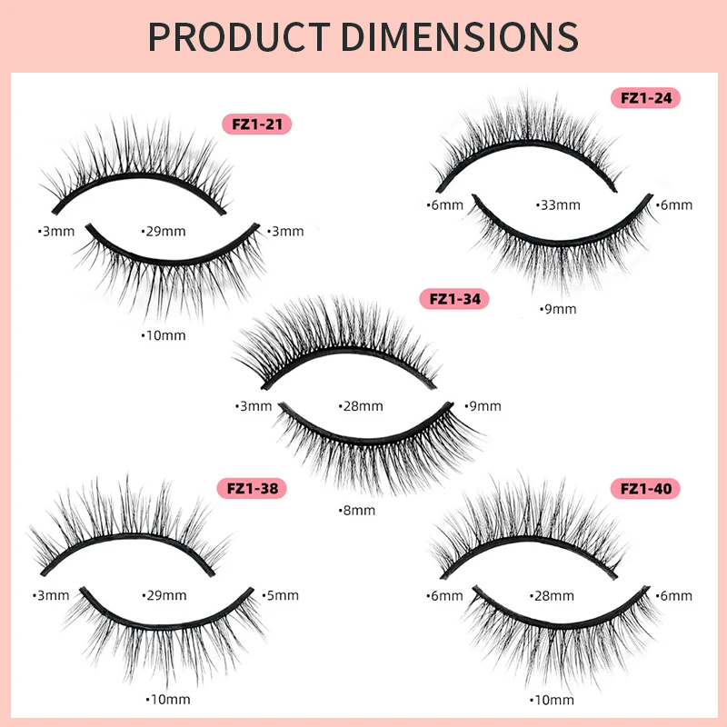 1 пара-многоразовые самоклеящиеся накладные ресницы водостойкая клейкая лента