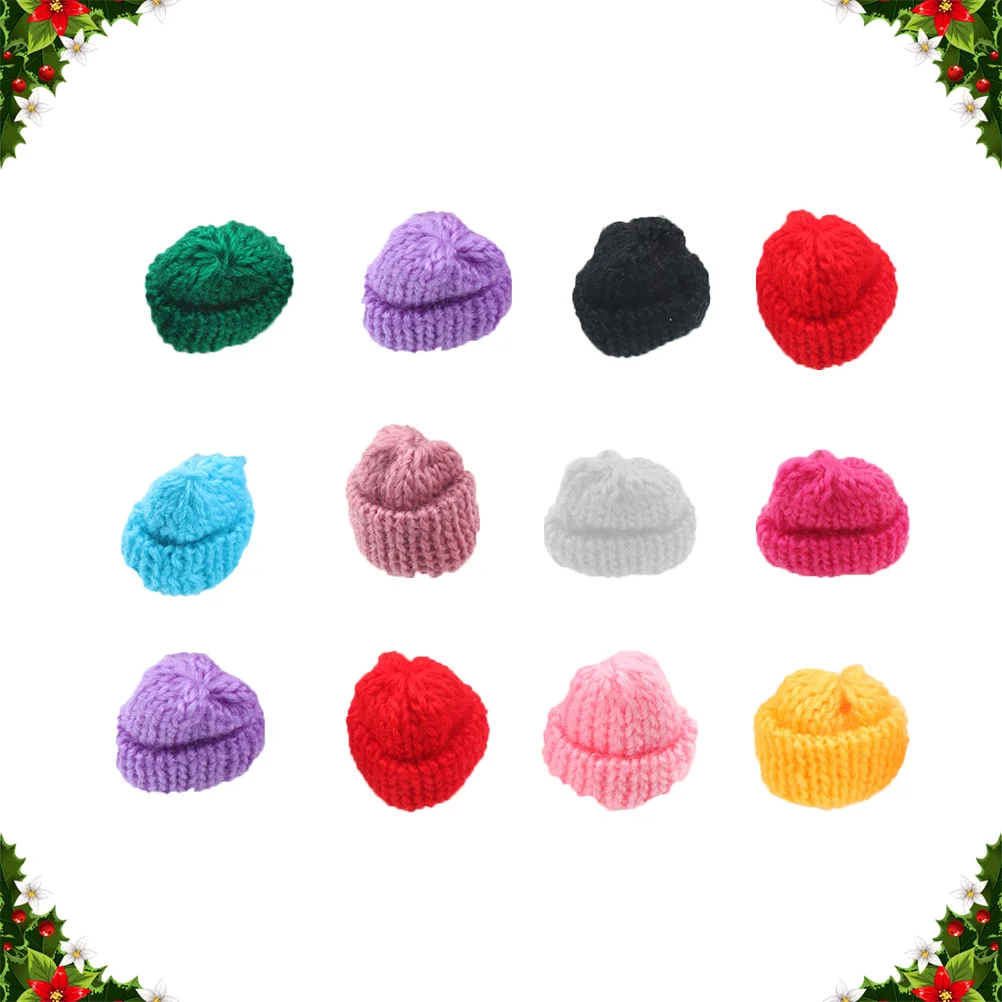 

Mini Hat Hatssmall Crochet Decor Ornaments Topperparty Knit Craftaccessories Diy Knitting Cover