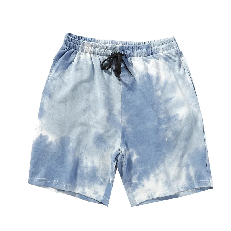 Summer New Gradient Tie Dye Sports Shorts for Men and Women Loose ins Fashion Brand Hip Hop Casual Beach Couple Pants
