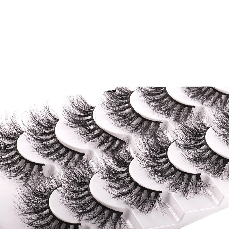 

High imitation mink hair black grafted eyelashes 7pairs