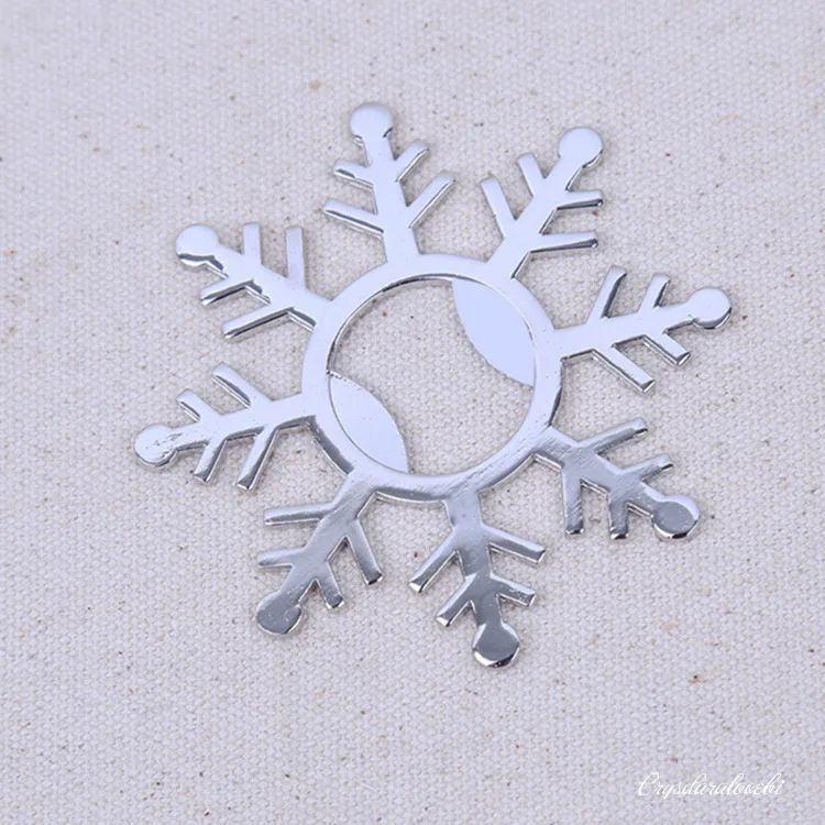 

10Pcs Wedding Snowflake Beer Corkscrew Holiday Gifts Birthday Gifts Souvenir Bottle Opener Keychain Corkscrew Bar Accessories