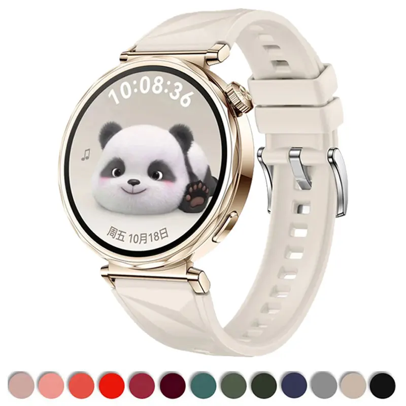 Силиконовый ремешок для смарт-часов huawei watch GT 5 41 мм 46 спортивный браслет HUAWEI 4/GT