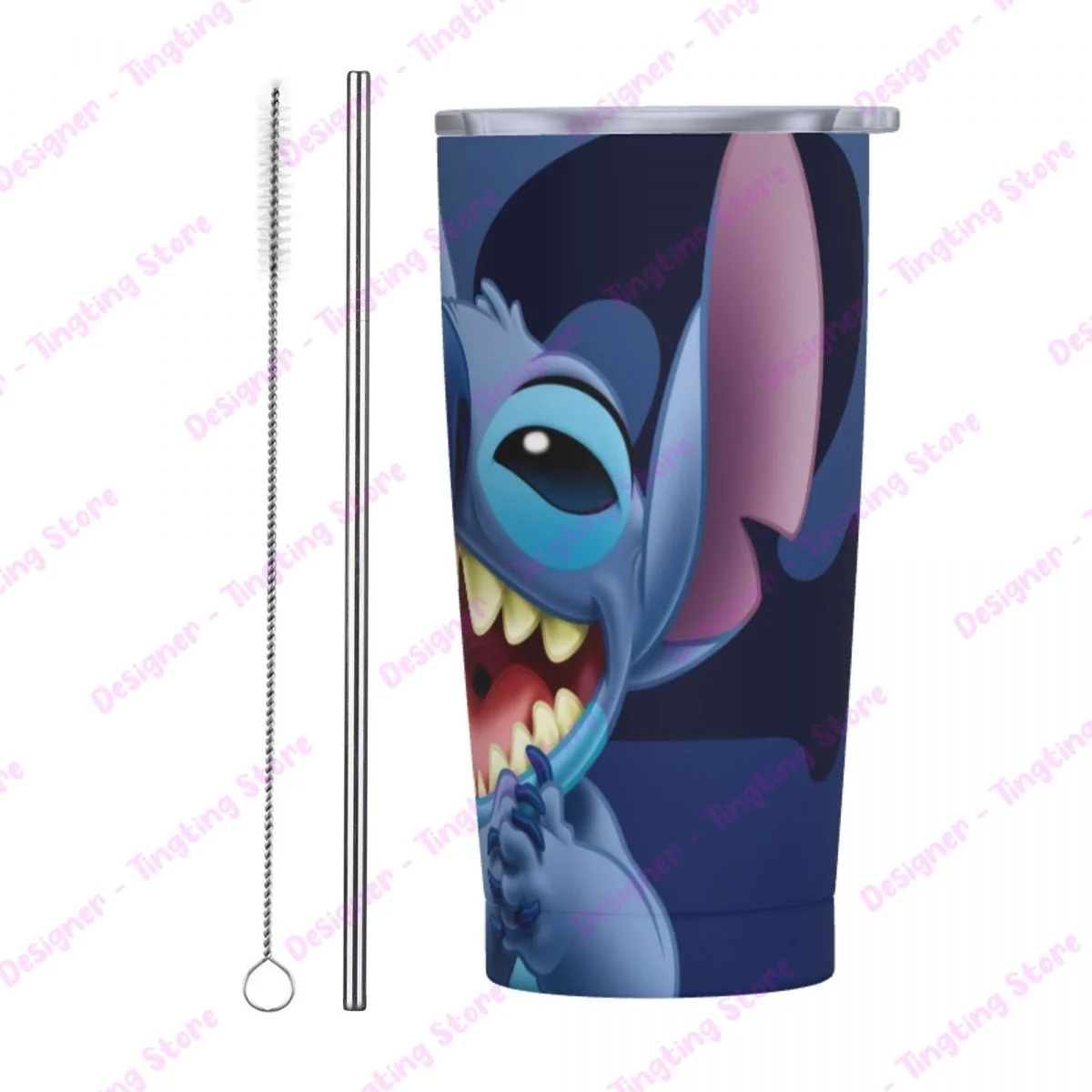 

Cup 20oz Mug Cups Stitch Disney) Travel Mug Portable Steel Sippy Cups Travel Coffee Mug Coffee Cup Tumbler Cup 20oz Stainless