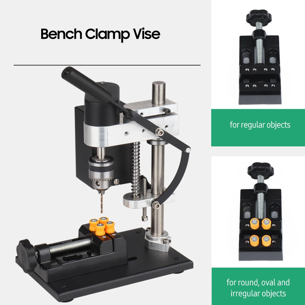 

NewBenchtop сверлильный станок Точная дрель верстак для ремонта DIY Сверление дерева пластик металл переменная скорость портативный Электрическ...