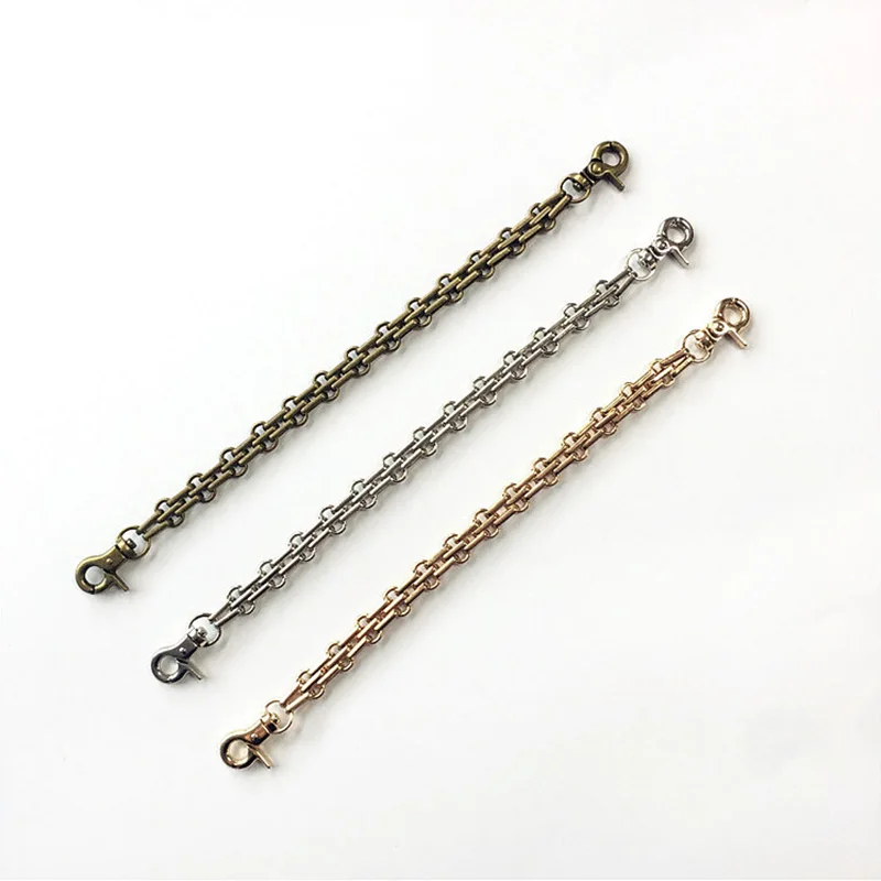 25Cm  Metal Chain For Shoulder Bag  Handbag Antique Bronze Strap Accessories Hardware