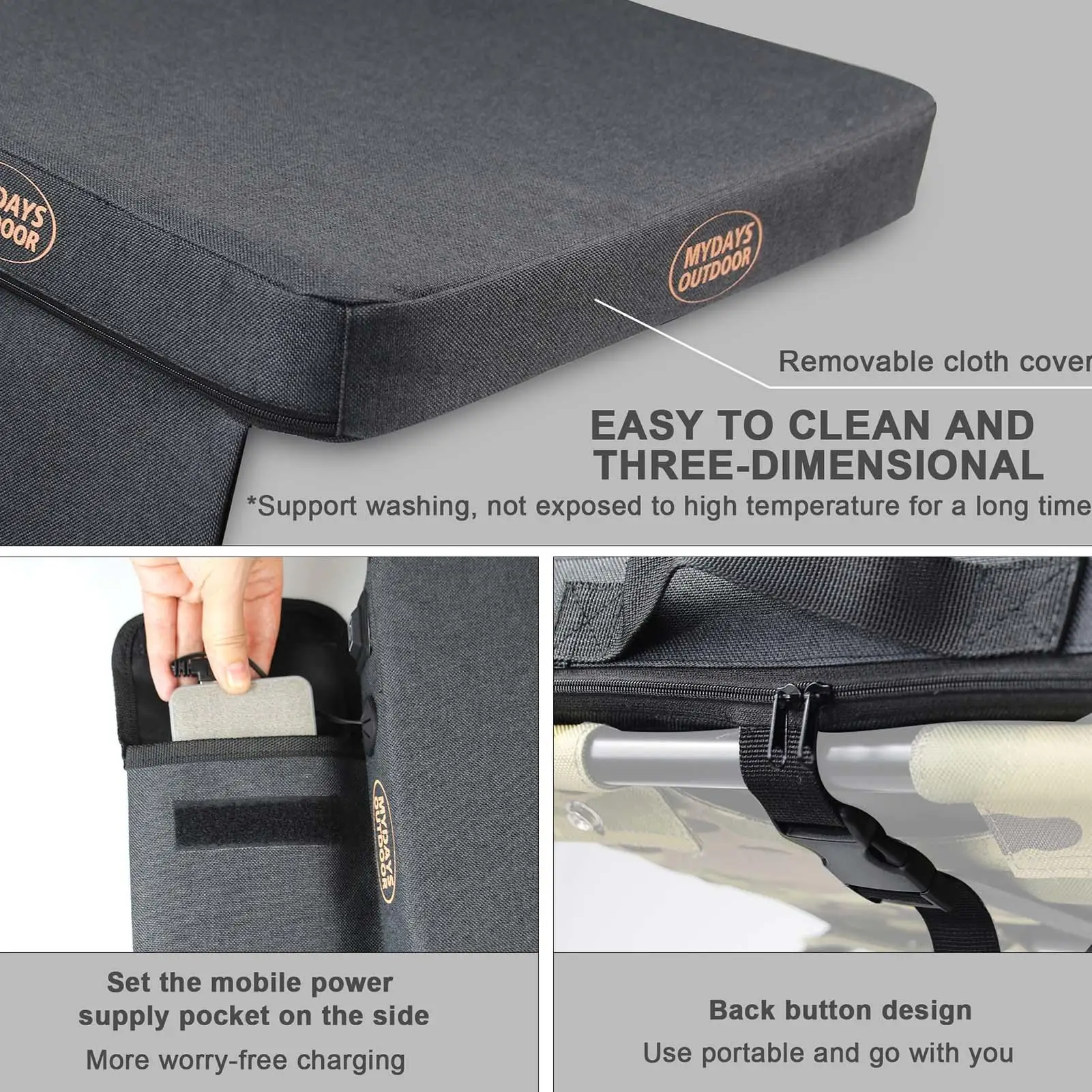 

Portable Stadium Seat Cushion Stadium Seat Cushion With Heating Technology Portable Stadium Seat Cushion For Sporting Events