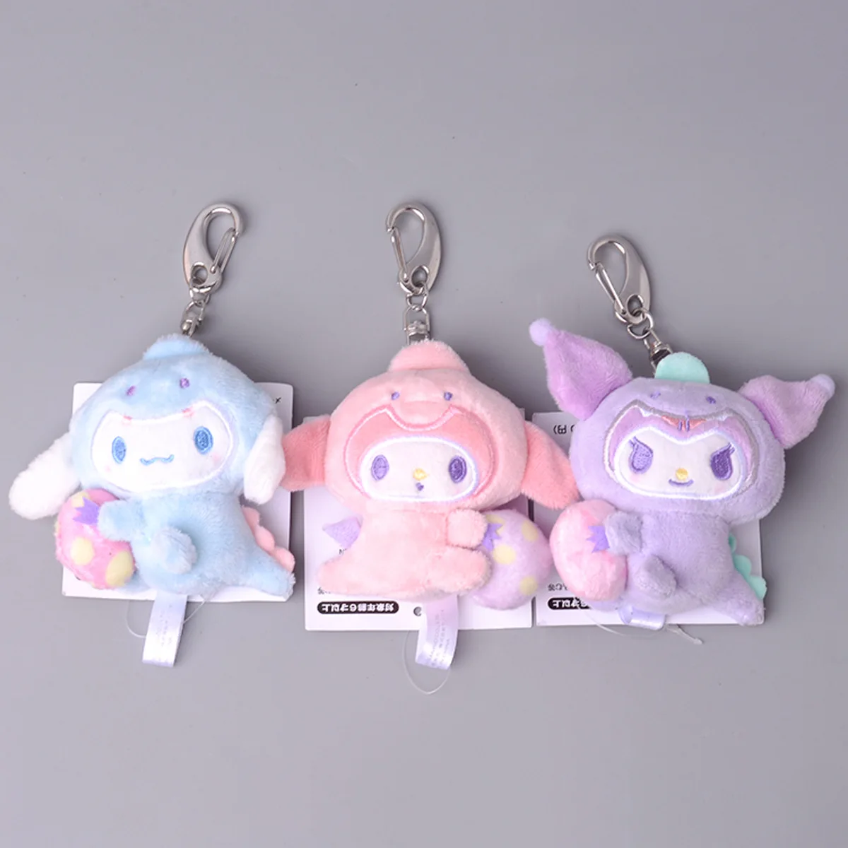 

Sanrio Kawali Kuromi Hello Kitty My Melody Cinnamoroll Pillow Plush keychain Anime Kid toy Cartoon Collection for halloween gift