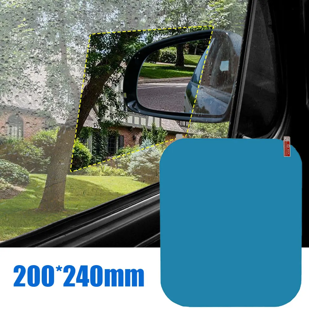 

Car Rainproof Film Car Car Rearview Mirror Protective Rain Proof Anti Fog Waterproof Film Membrane Car Sticker Accessories 1 Pcs